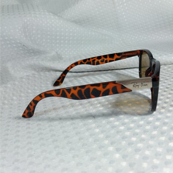 RAY-BAN! VINTAGE WAYFARER, Y1373, MADE IN ITALY, TORTIE METAL EDGE SUNGLASSES! - Picture 8 of 15